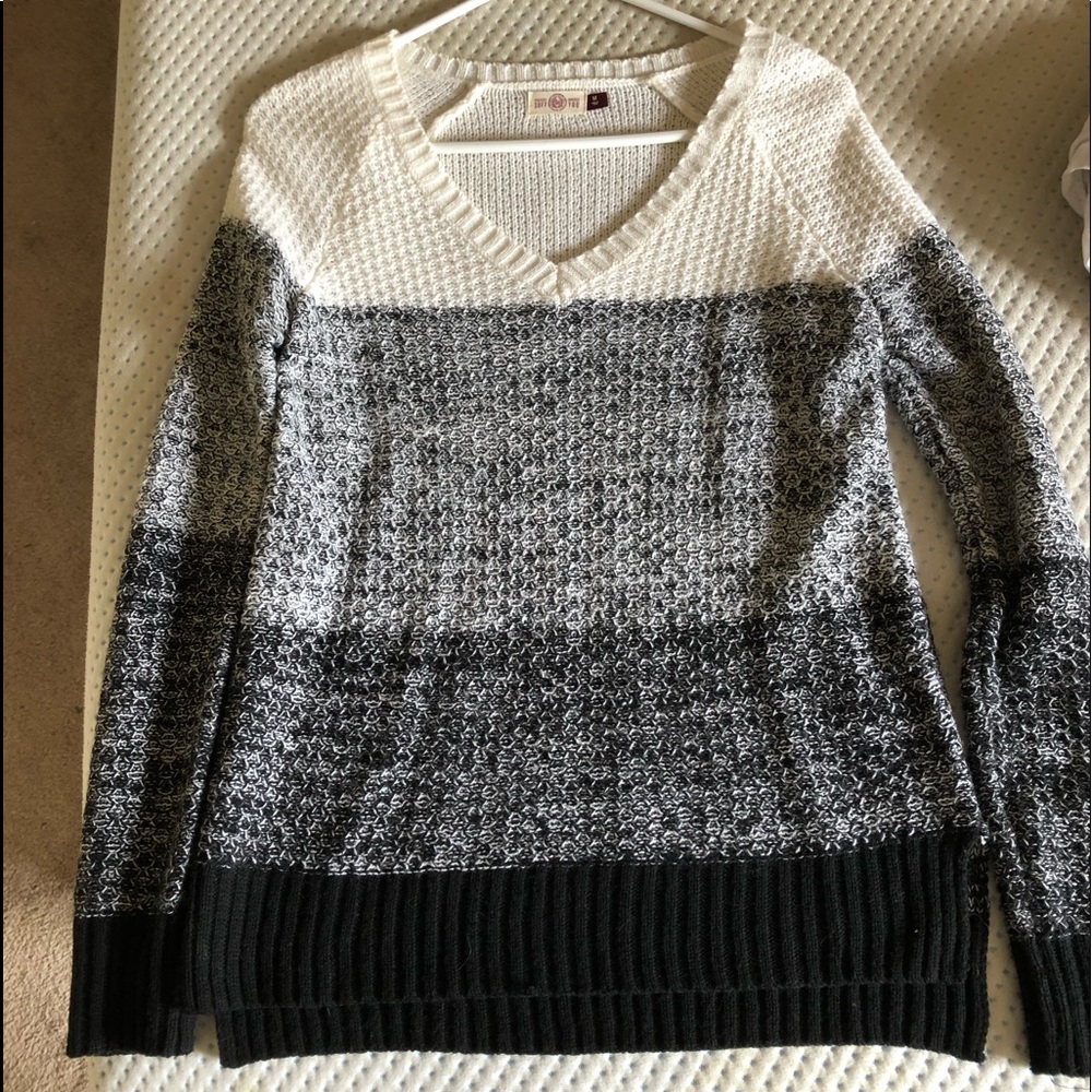 Black and White Womens Sweater